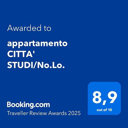 Appartamento Citta' Studi/No.Lo. Milano Eksteriør billede
